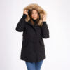 Sarah (Hooded parka with fur trim)