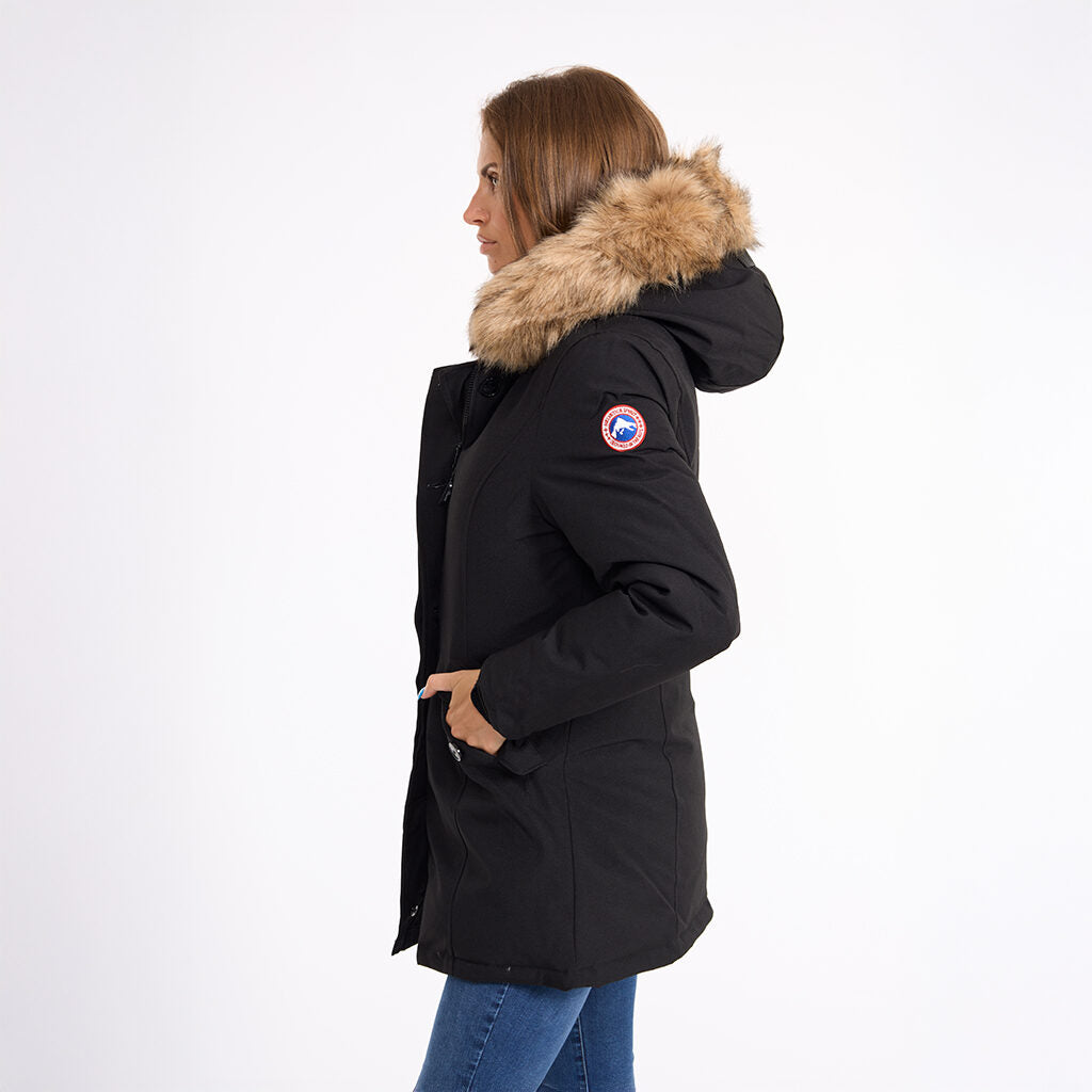 Lili (Parka à capuche avec fourrure)