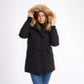 Sarah (Hooded parka with fur trim)